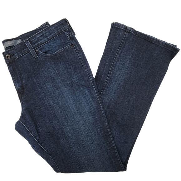 LEVI'S 553 Relaxed Fit  Indigo Wash Boot Midrise Jeans - Size 14 Long - Picture 2 of 7